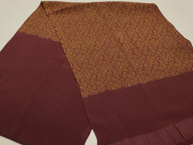 平和屋本店●和装小物　帯締め・帯揚げセット　冠組　花唐草　逸品　未使用　AABI2264ay