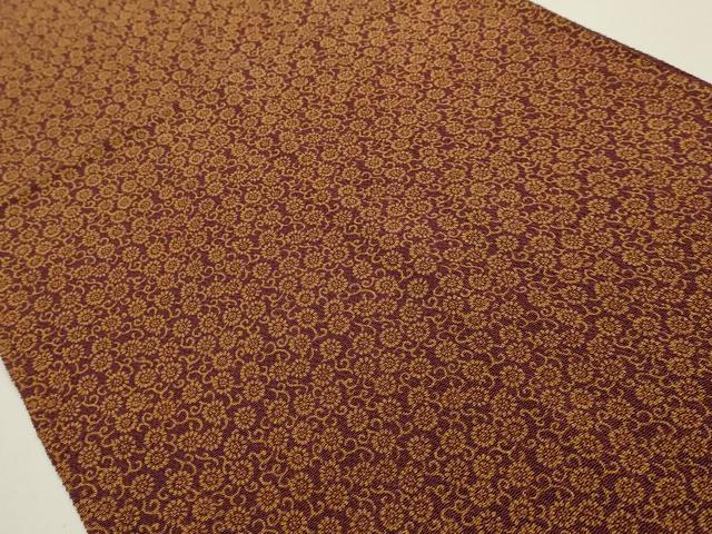 平和屋本店●和装小物　帯締め・帯揚げセット　冠組　花唐草　逸品　未使用　AABI2264ay