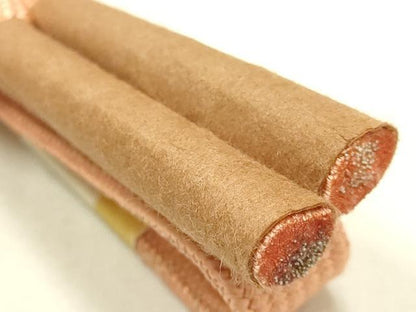 平和屋本店●和装小物　帯締め・帯揚げセット　高麗組　箔散らし　伊賀組紐　金銀糸　金銀彩　逸品　未使用　AABI2265ay