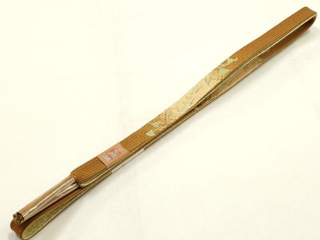 平和屋本店●和装小物　帯締め・帯揚げセット　高麗組　金糸　暈し　逸品　未使用品あり　AABI2273ay