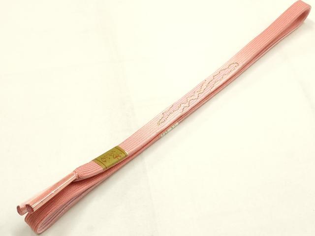 平和屋本店●和装小物　帯締め・帯揚げセット　高麗組　霞文　金糸　暈し染め　正絹　逸品　未使用　AABI2279ay