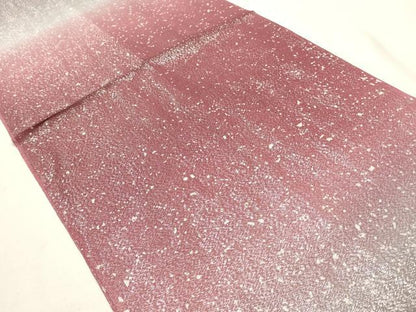 平和屋本店●和装小物　帯締め・帯揚げセット　高麗組　大小霰　暈し染め　金糸　正絹　逸品　未使用品あり　AABI2284ay