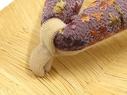 平和屋着物●和装小物　下駄　畳表　鼻緒刺繍　花柄　枝梅　金彩　螺鈿　逸品　AABI2302ay