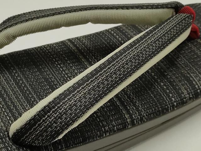 平和屋着物●和装小物　和装草履　ホースヘア　牛皮底　Mサイズ　逸品　未使用　AABI2309ay