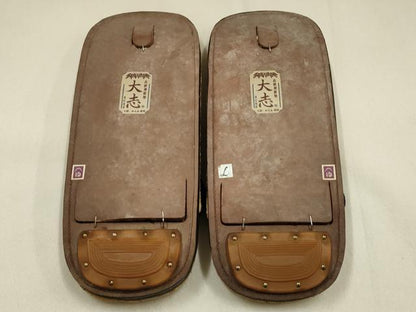 平和屋着物●男性　和装小物　雪駄　畳表　鼻緒:紺色　逸品　AABI2312ay