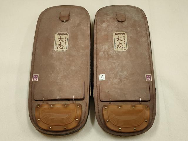 平和屋着物●男性　和装小物　雪駄　畳表　鼻緒:紺色　逸品　AABI2312ay