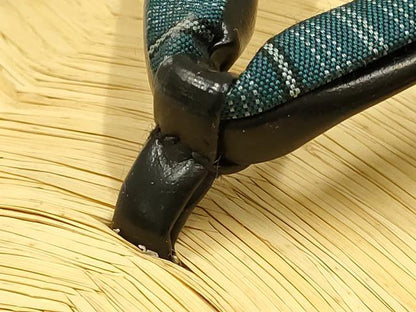 平和屋着物●男性　和装小物　雪駄　畳表　本革底　逸品　未使用　AABI2313ay