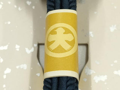 平和屋着物▼男性 和装小物 羽織紐3点 平組・丸組 青色系 切り房・撚り房 大丸扱い 正絹 逸品 未使用 AABI2327ay