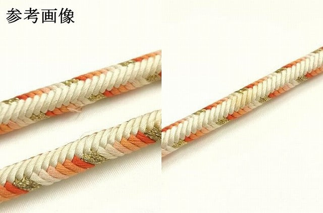 平和屋着物●極上　有職組紐道明　帯締め　奈良組　丸胡蝶　金糸　宮内庁御用　国立博物館御用　東京芸術大学御用 　逸品　AABI2347ay