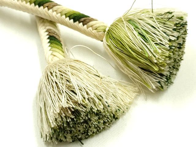 平和屋着物●極上　有職組紐道明　帯締め　奈良組　丸胡蝶　金糸　宮内庁御用　国立博物館御用　東京芸術大学御用 　逸品　AABI2352ay