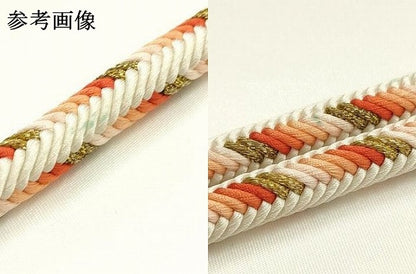 平和屋着物●極上　有職組紐道明　帯締め　奈良組　丸胡蝶　金糸　宮内庁御用　国立博物館御用　東京芸術大学御用 　逸品　AABI2359ay