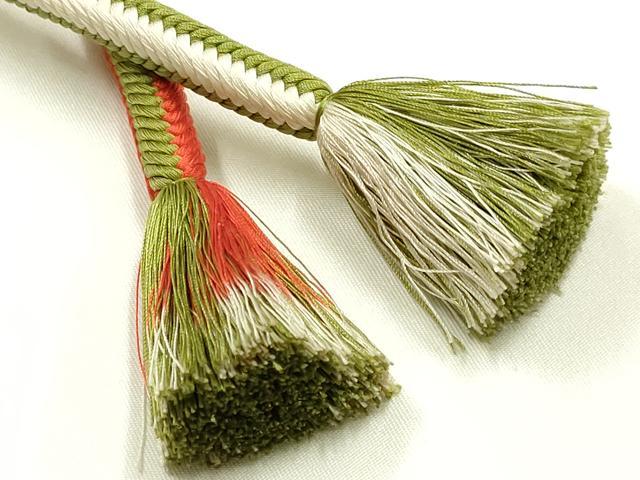 平和屋着物●極上　有職組紐道明　帯締め　奈良組　暈し　宮内庁御用　国立博物館御用　東京芸術大学御用　逸品　AABI2367ay
