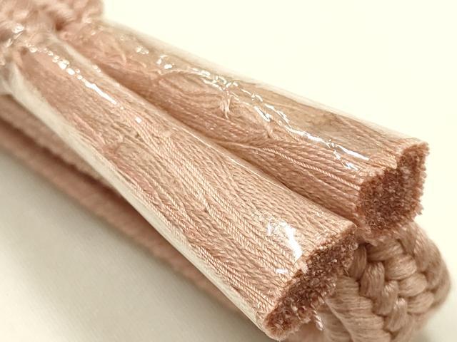 平和屋着物●和装小物　帯締め・帯揚げセット　御岳組　柄絞り　横段文　正絹　逸品　未使用　AABI2379ay
