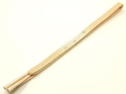 平和屋着物●和装小物　帯締め・帯揚げセット　高麗組　暈し　金糸　柄絞り　七宝繋ぎ　正絹　逸品　未使用　AABI2383ay