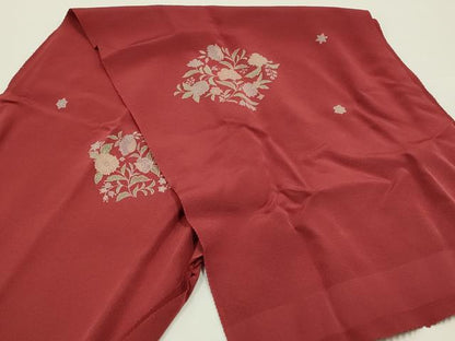 平和屋着物●和装小物　帯締め・帯揚げセット　高麗組　暈し　更紗花菱文　正絹　逸品　未使用　AABI2385ay