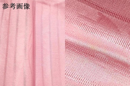 平和屋着物＊夏物 和装小物 帯締め・帯揚げセット 平組 レース組 芝花地紋 逸品 未使用 AABI2386ay