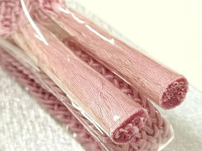 平和屋着物＊夏物 和装小物 帯締め・帯揚げセット 平組 レース組 芝花地紋 逸品 未使用 AABI2386ay
