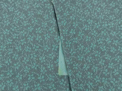 平和屋着物●野村秀男　江戸小紋　訪問着　流水花文　正絹　逸品　AABI2423ck