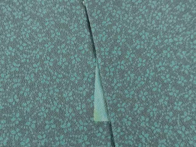平和屋着物●野村秀男　江戸小紋　訪問着　流水花文　正絹　逸品　AABI2423ck