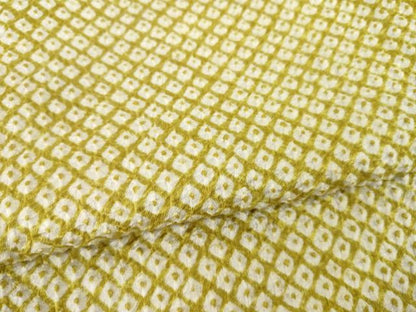平和屋着物●大変加工の良い総絞り小紋　正絹　逸品　AABI2428ck