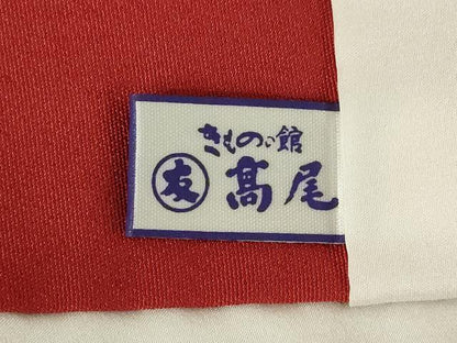 平和屋着物●豪華振袖　花丸文　暈し染め　正絹　逸品　AABI2439ck