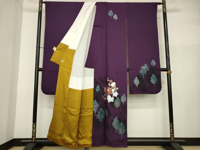平和屋着物●豪華振袖　花丸文　金彩　正絹　逸品　AABI2442ck
