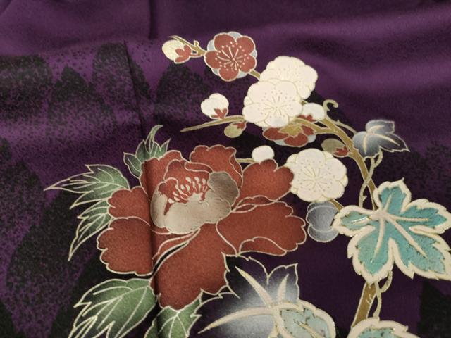 平和屋着物●豪華振袖　花丸文　金彩　正絹　逸品　AABI2442ck