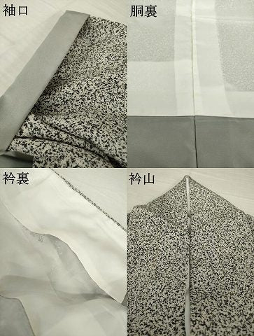 平和屋着物●訪問着　玉蟲　花唐草文　たたき染め　金彩　正絹　逸品　AABI2447ck