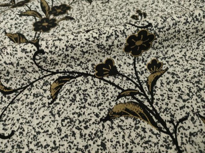 平和屋着物●訪問着　玉蟲　花唐草文　たたき染め　金彩　正絹　逸品　AABI2447ck