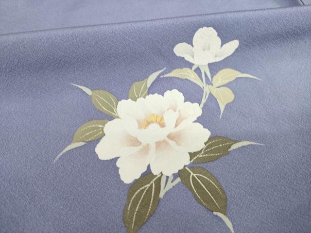 平和屋着物●訪問着　草花文　暈し染め　正絹　逸品　AABI2452ck