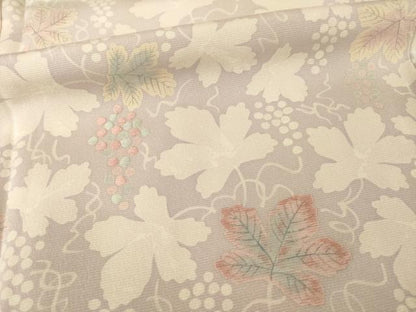 平和屋着物●訪問着　刺繍　葡萄蔦草文　暈し染め　正絹　逸品　AABI2464ck