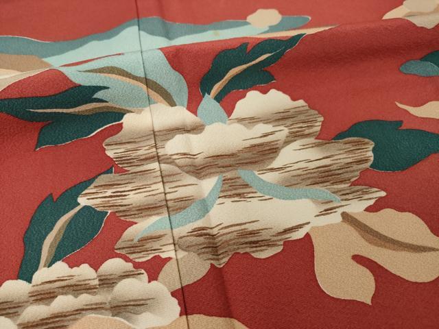平和屋着物●ファッションデザイナー　HIROKO KOSHINO　コシノヒロコ　訪問着　花鳥文　正絹　逸品　AABI2465ck