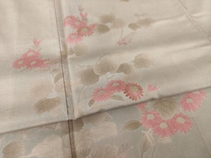 平和屋着物●本場大島紬　染大島　訪問着　花蔦草文　暈し染め　正絹　逸品　AABI2466ck