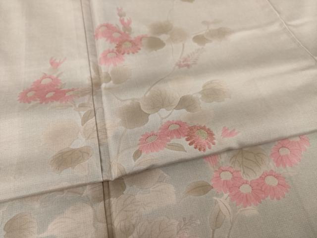 平和屋着物●本場大島紬　染大島　訪問着　花蔦草文　暈し染め　正絹　逸品　AABI2466ck