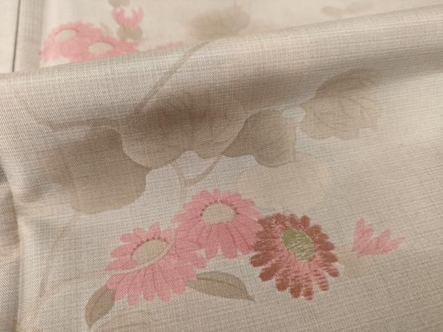 平和屋着物●本場大島紬　染大島　訪問着　花蔦草文　暈し染め　正絹　逸品　AABI2466ck