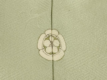 平和屋着物●豪華色留袖　友禅　吉祥飛鶴花文　松　金彩　正絹　逸品　AABI2480ck