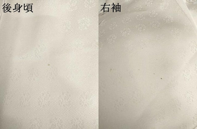 平和屋着物●訪問着　蘇州汕頭刺繍　御所車花文　暈し染め　正絹　逸品　AABI2489cs