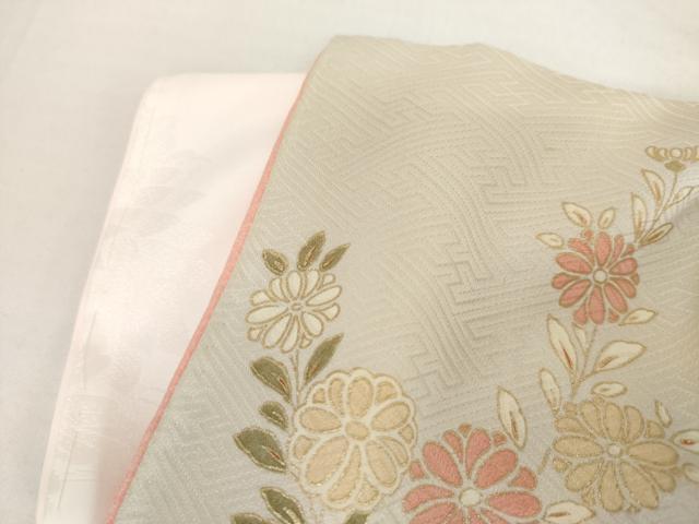 平和屋着物●豪華振袖　駒刺繍　雪芝にねじ梅　暈し染め　金彩　正絹　逸品　AABI2490cs