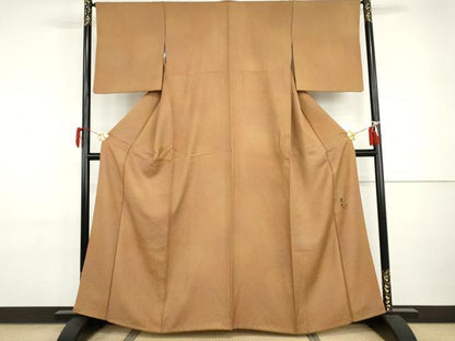 平和屋着物●染色作家　津室朱光　小紋　霞文　暈し染め　正絹　逸品　AABI2492cs