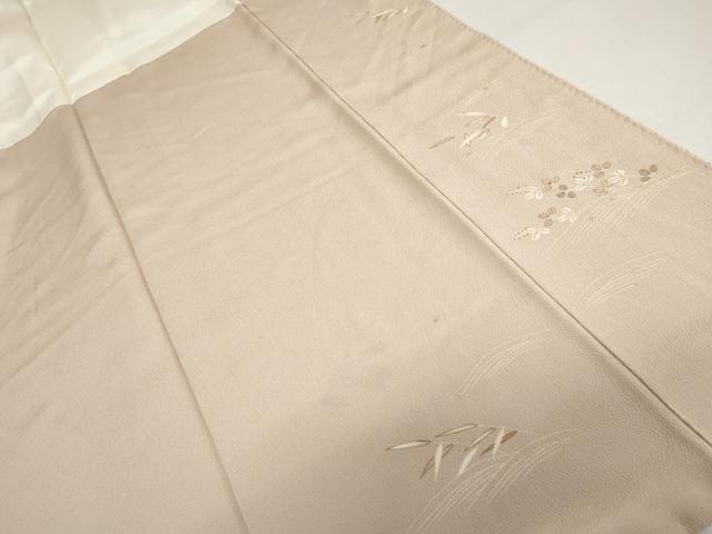平和屋着物●豪華色留袖　友禅　花文箱　金彩　鬼しぼ縮緬　さが美扱い　正絹　逸品　AABI2497cs