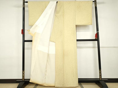 平和屋着物●上質な小紋　散らし文様　正絹　逸品　AABI2517cs