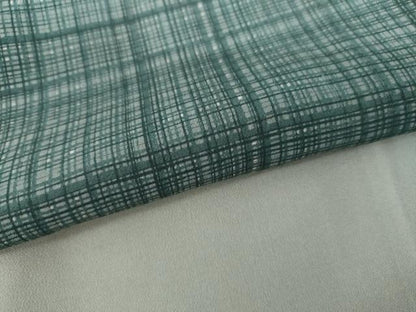 平和屋着物●男性　長襦袢　袷　横段文　正絹　逸品　AABI2532cs