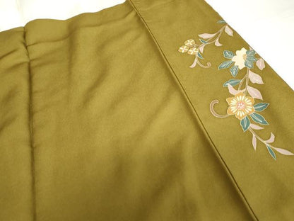 平和屋着物●訪問着　駒刺繍　絞り　辻が花　正倉院更紗花文　正絹　逸品　AABI2539cs
