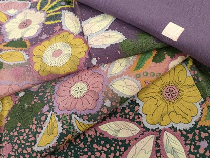 平和屋着物●訪問着　作家物　辻が花　暈し染め　正絹　逸品　AABI2551cs