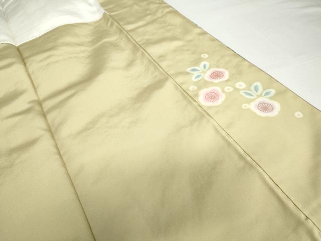 平和屋着物●訪問着　作家物　泰常　辻が花　駒刺繍　吉祥花丸文　金彩　正絹　逸品　AABI2571cs