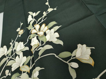 平和屋着物●訪問着　友禅　枝花文　暈し染め　金彩　鈴乃屋扱い　正絹　逸品　AABI2572cs