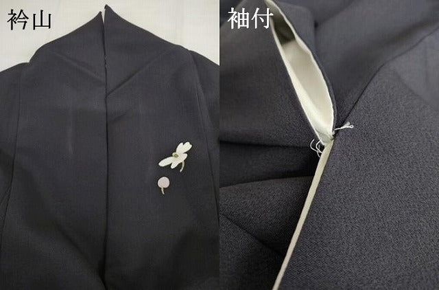 平和屋着物●京友禅作家　中島遥香　訪問着　枝花文　正絹　逸品　AABI2573cs