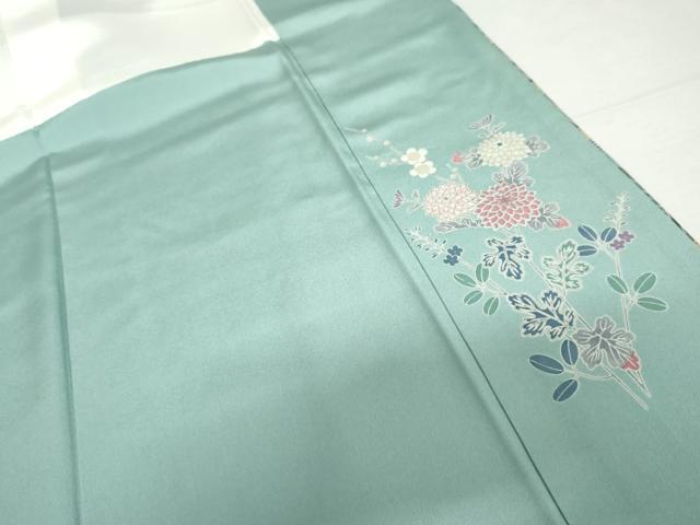 平和屋着物●訪問着　鴛鴦枝花文　暈し染め　金彩　正絹　逸品　未使用　AABI2575cs