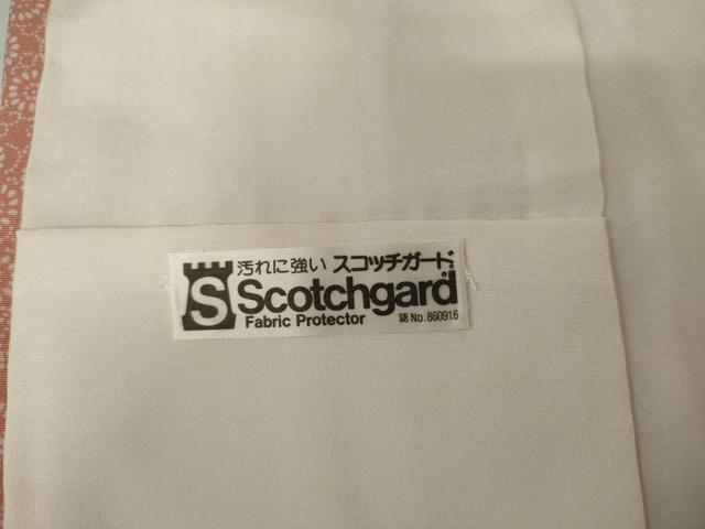 平和屋着物●江戸小紋　エ霞菊唐草文　正絹　逸品　AABI2583cs