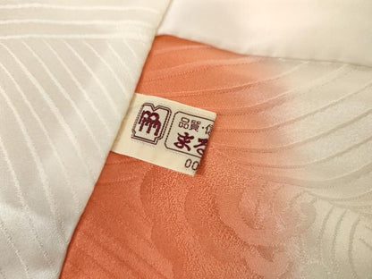 平和屋着物●豪華振袖・長襦袢(無双仕立て)セット　花松文　黒地　金彩　まるやま扱い　正絹　逸品　AABI2584cs